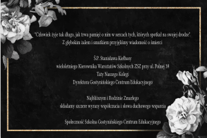 Z głębokim żalem i smutkiem...