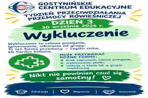 Tydzień Przeciwdziałania Przemocy Rówieśniczej - DZIEŃ 3