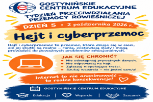 Tydzień Przeciwdziałania Przemocy Rówieśniczej - DZIEŃ 5